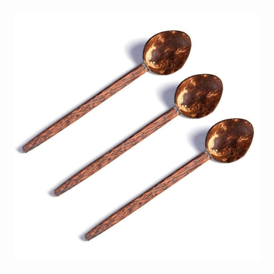 Coconut shell large Cooking Spoon (Set of 3)