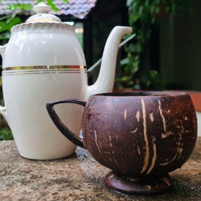 Coconut Shell Teacup ( Set of 2 )