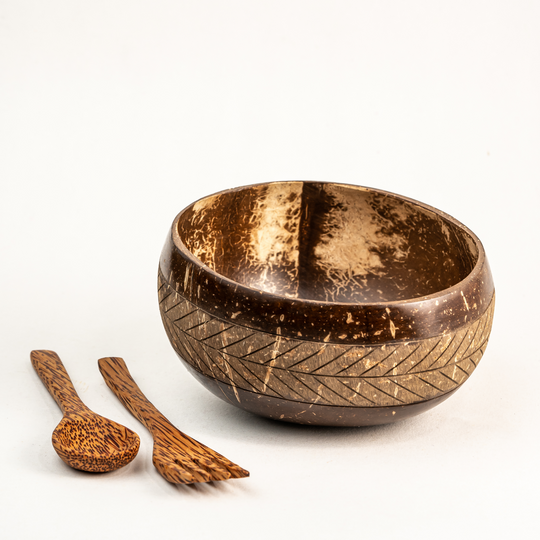 Geometric Jumbo Coconut Bowl - 900 ml